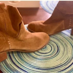 Dolce Vita brown suede booties. Size 11.